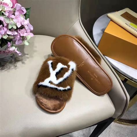 louis vuitton mink mule